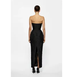 Effie Kats Kiera Midi Dress Black Size 10 for rent on The Volte - image 4