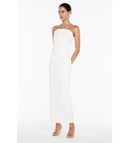 Manning Cartell Fast Forward Strapless Midi Dress in White Size 10 for rent on The Volte - image 2