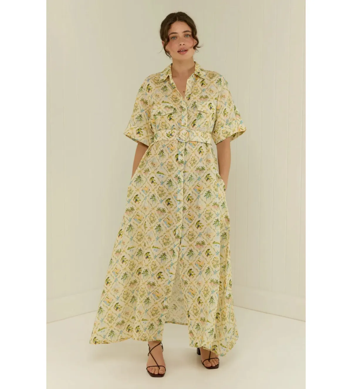 Palm Noosa Memento Maxi Dress Honolulu Size AU 10 for rent on The Volte - main image