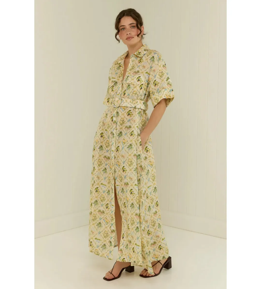 Palm Noosa Memento Maxi Dress Honolulu Size AU 10 for rent on The Volte - main image