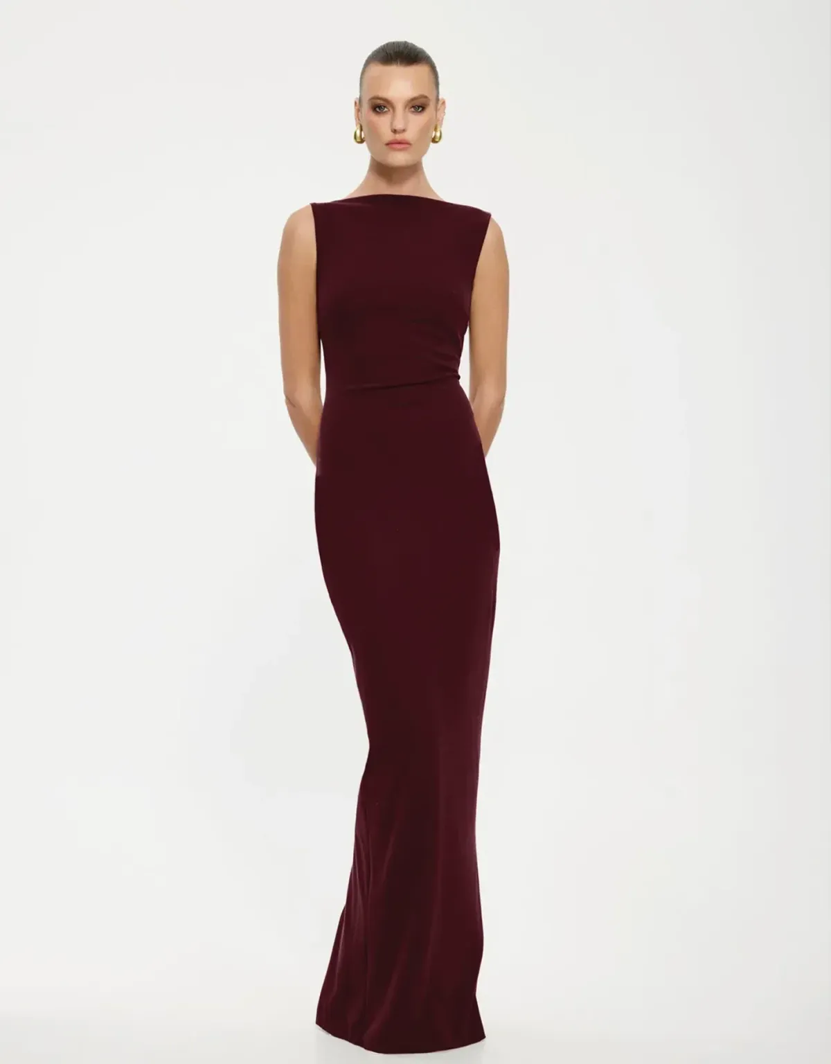 Effie Kats Verona Gown Wine Size S / AU 8 for rent on The Volte - main image