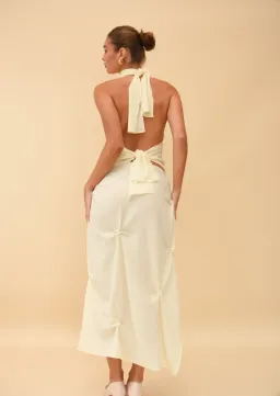 Koster Kulture Marbella Halter & Skirt Ivory Size S / AU 6-8 for rent on The Volte - image 2