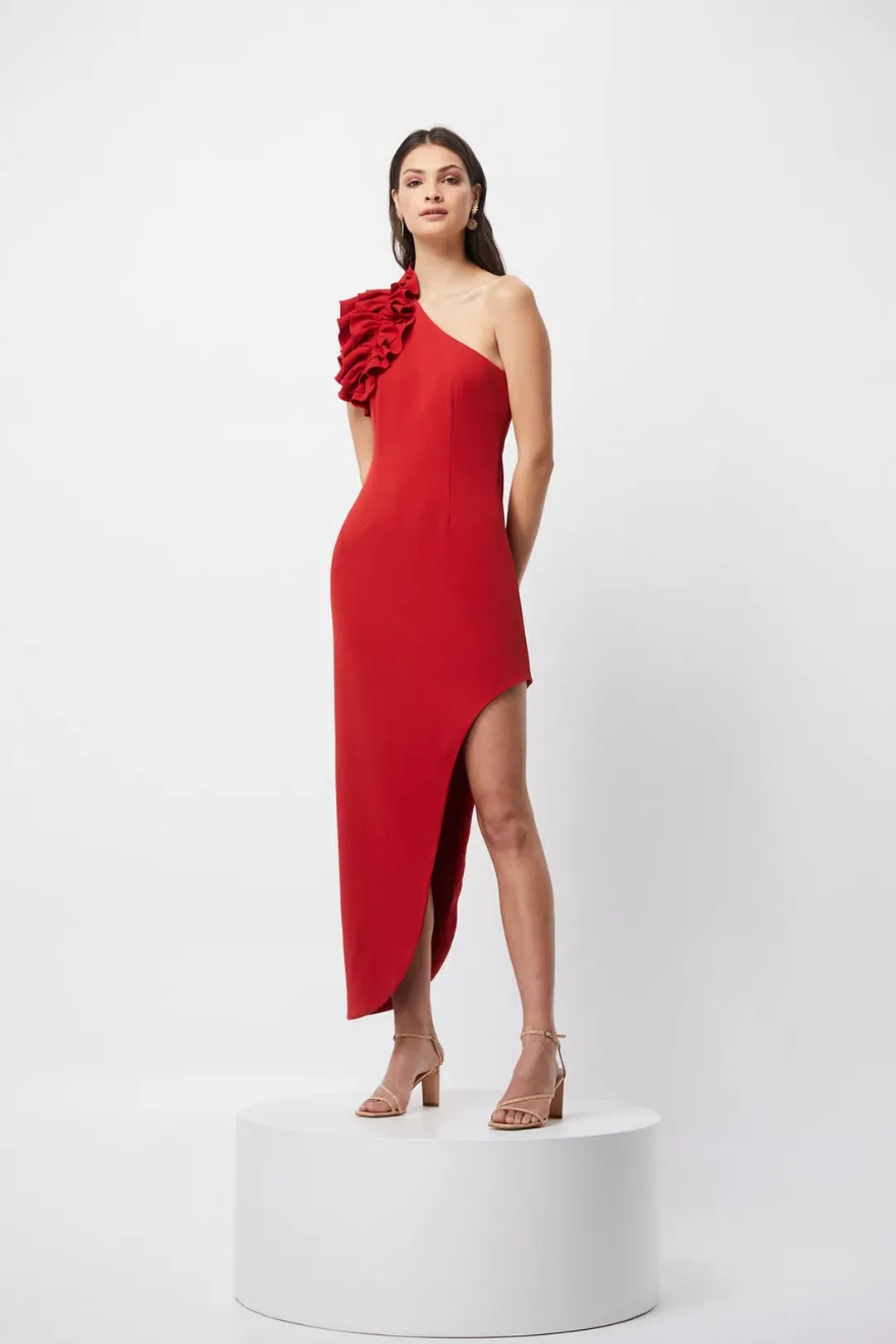Elliatt Womanism Gown Red Size M / AU 10 for rent on The Volte - main image