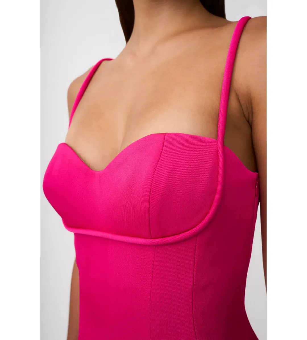 By Johnny Pipe Caribbean Mini Dress Fuchsia Pink Size 6 for rent on The Volte - main image