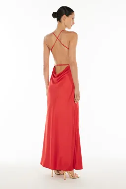 Manning Cartell Saturation Point Slip Maxi Dress Red Size 8 for rent on The Volte - image 5