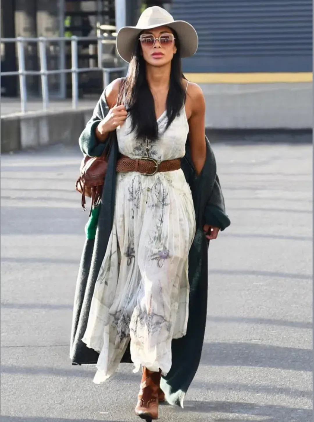 Camilla Memories of Moree Strap Dress with Shaped Waistband Size AU 14 for rent on The Volte - main image