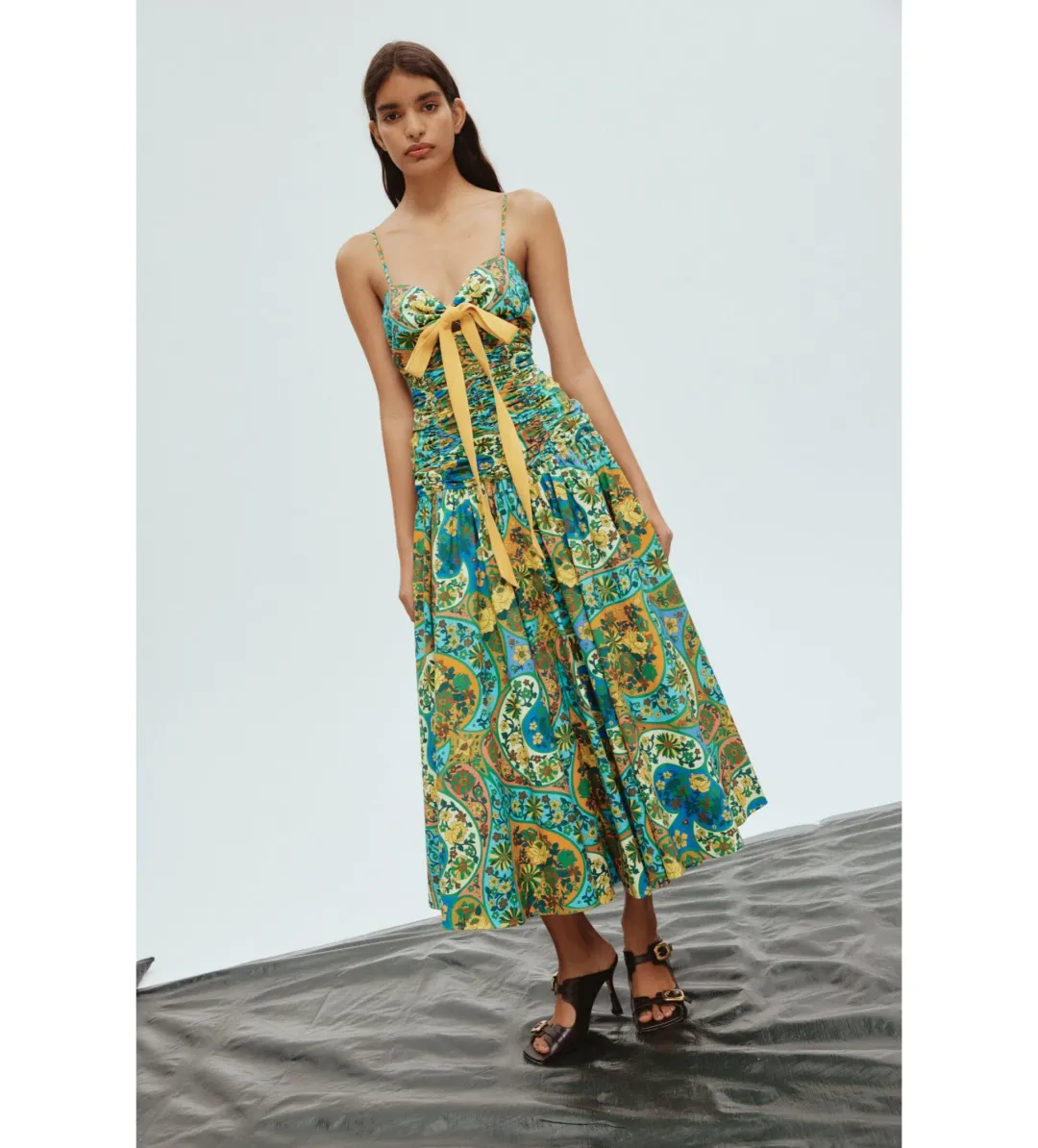 Alemais Sofie Midi Dress Size 10 for rent on The Volte - main image