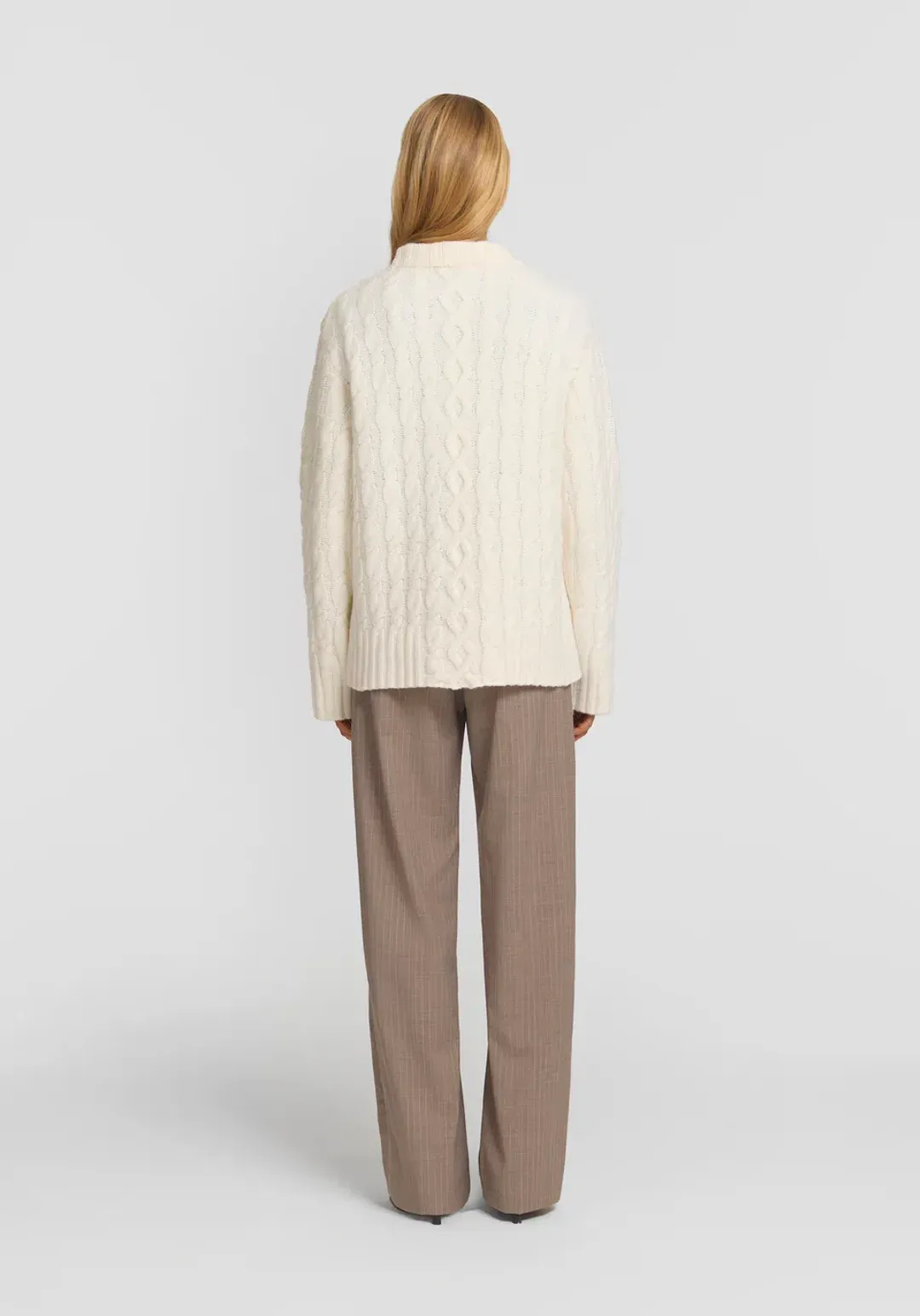 Victoria & Woods Delaware Knit in White One Size  for rent on The Volte - main image