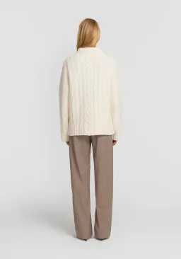 Victoria & Woods Delaware Knit in White One Size  for rent on The Volte - image 2