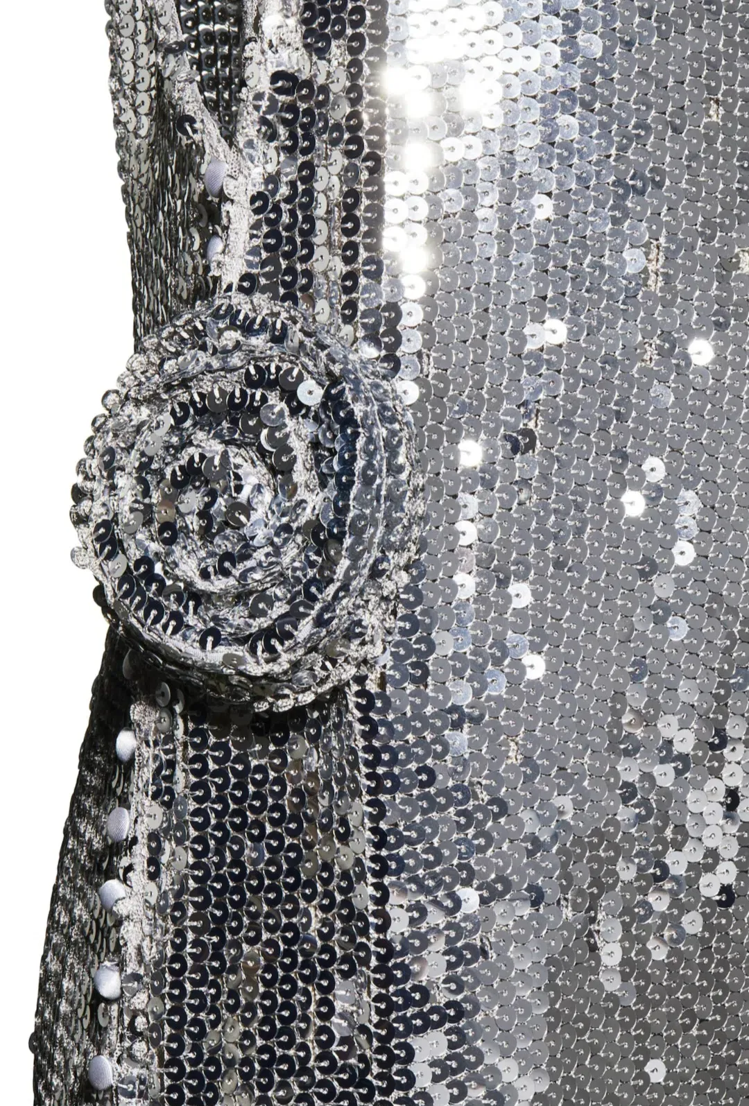 Magda Butrym x H&M Sequin Rose Appliqué Maxi Dress Size XL/AU14 for rent on The Volte - main image
