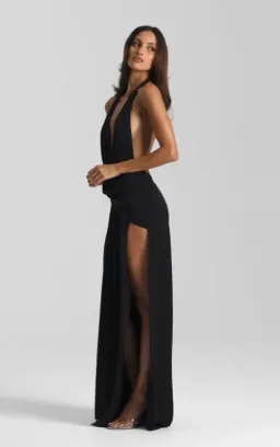 Natalie Rolt Winona Gown in Black Size 8 (S) for rent on The Volte - image 3