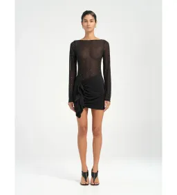 BENNI Faris Mini Dress Black Size AU for rent on The Volte - image 1