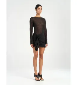 Benni Faris Mini Dress Black Size AU 8 for rent on The Volte - image 2