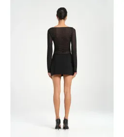 Benni Faris Mini Dress Black Size AU 8 for rent on The Volte - image 3