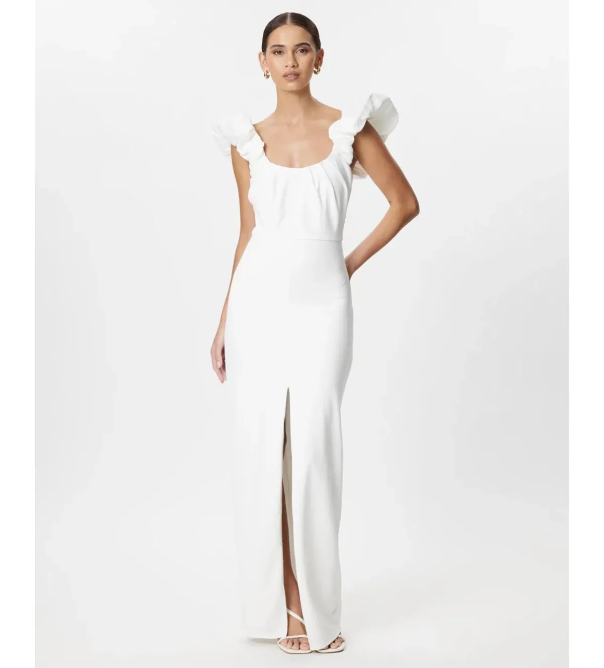 Chancery Axel Maxi Dress White Size 14 for rent on The Volte - main image