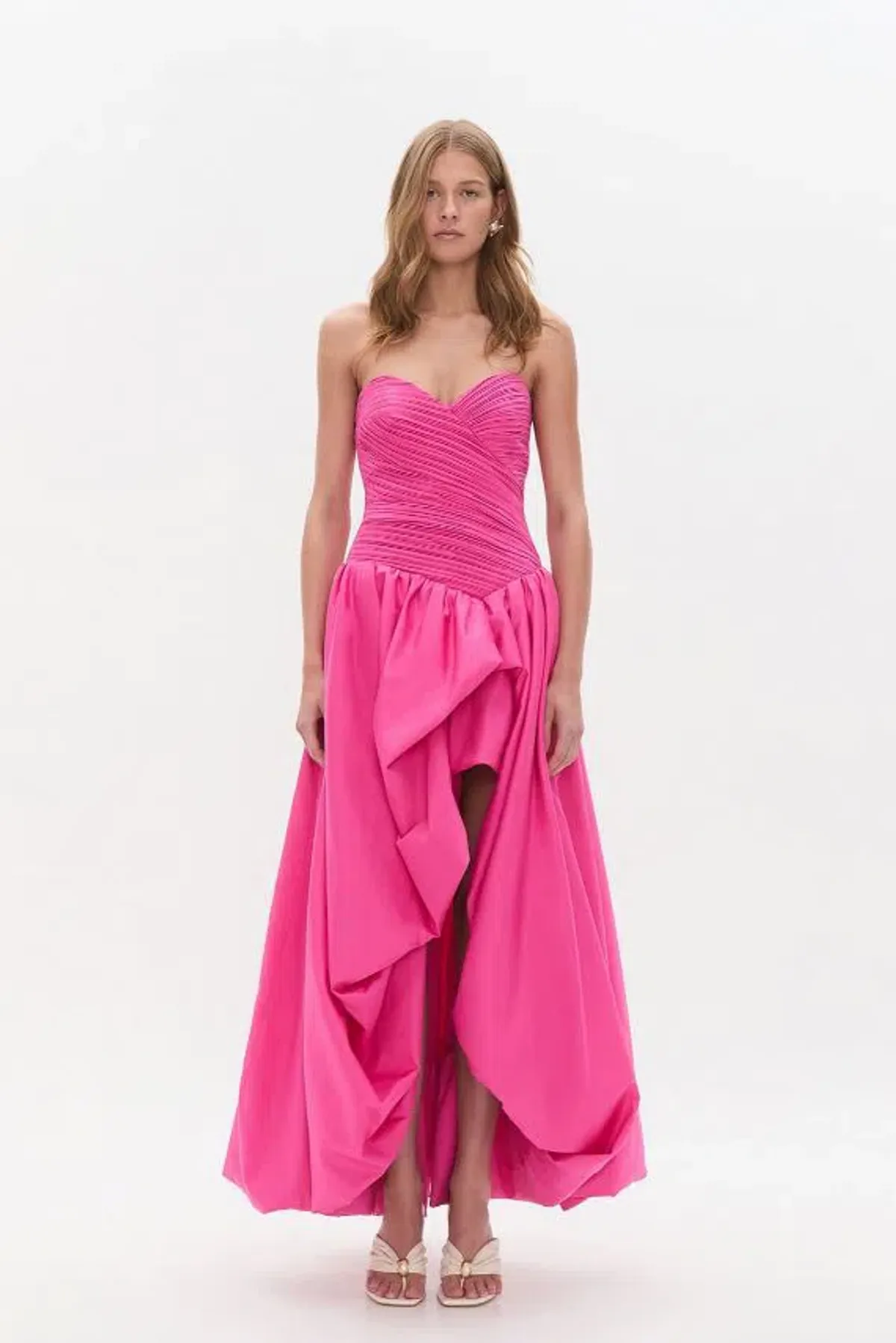 Aje Estelle Gown Cerise Pink Size 8 for rent on The Volte - main image