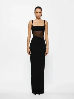Effie Kats Cyia Gown in Black Size M / AU 10 for rent on The Volte - image 1