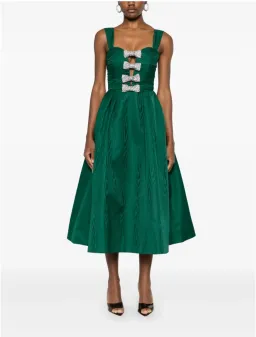Rebecca Vallance Luiza Midi Dress Green Size 14 for rent on The Volte - image 1