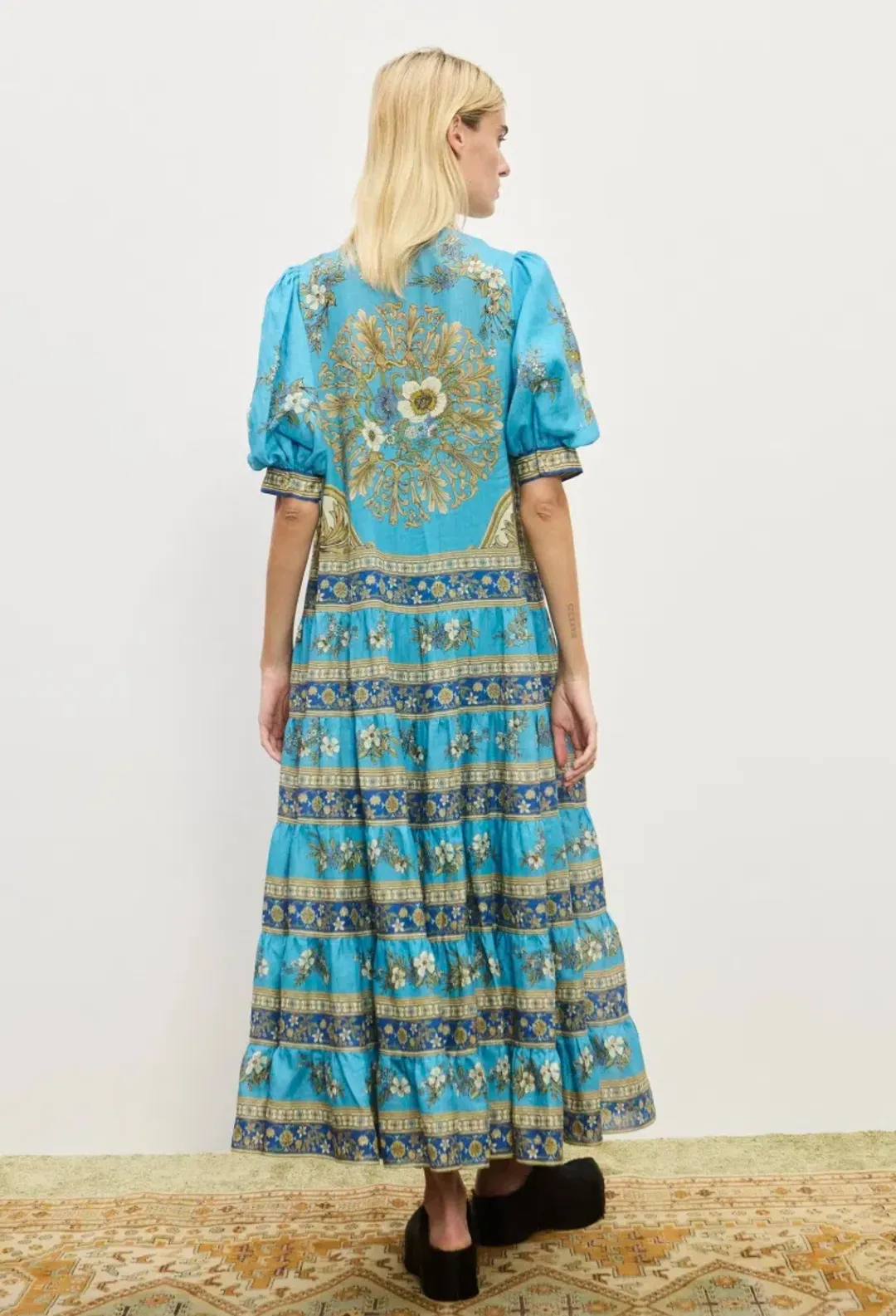 Alemais Cassie Tiered Midi Size AU 16 for rent on The Volte - main image