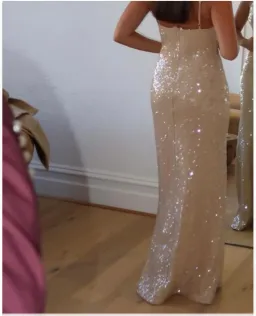 Manning Cartel  Light Angles Slip Dress Gold Size 8 for rent on The Volte - image 4