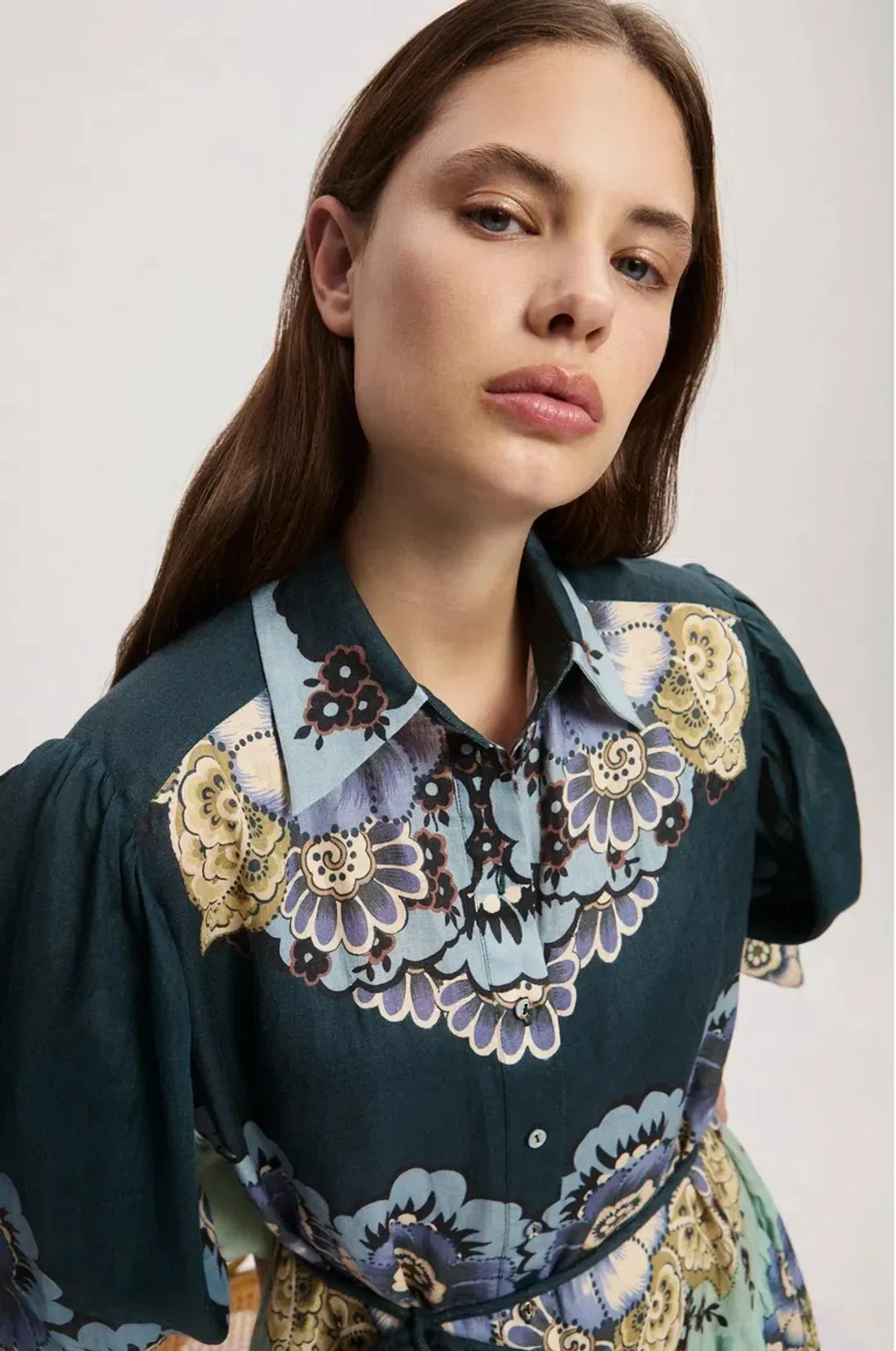 Alemais Madalena Shirtdress Size AU 14 for rent on The Volte - main image