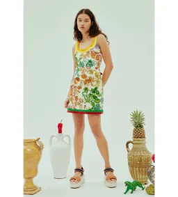Alemais Fiesta Mini Dress Multi Print Size AU 16 for rent on The Volte - image 1