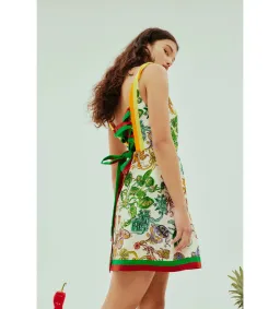 Alemais Fiesta Mini Dress Multi Print Size AU 16 for rent on The Volte - image 3