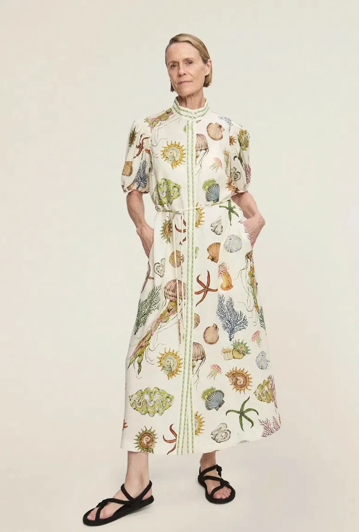 Alemais Sea Shirtdress Size 16 for rent on The Volte - main image