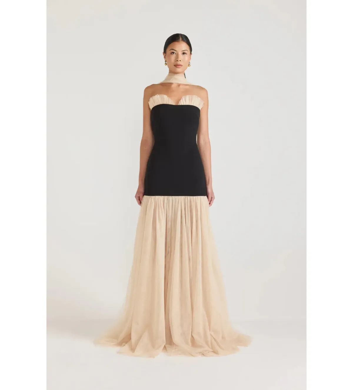 TOJHA Beverly Gown Multi Size AU 6 for rent on The Volte - main image