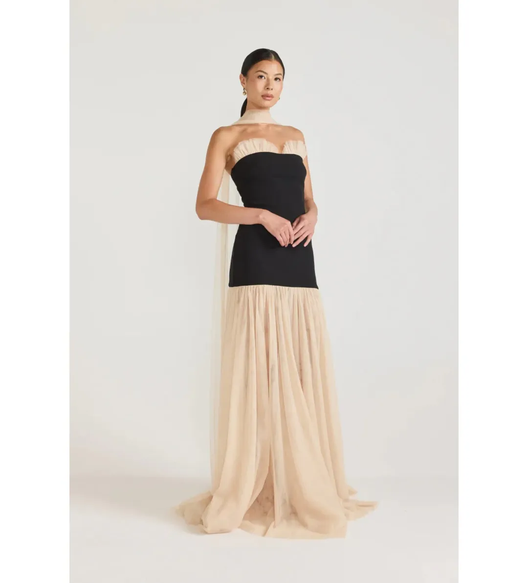 TOJHA Beverly Gown Multi Size AU 6 for rent on The Volte - main image