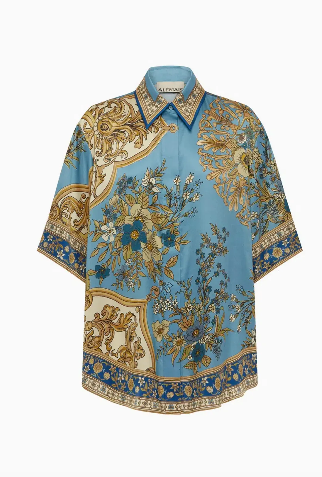 Alemais Cassie Silk Shirt and Pant Set Size AU 16 for rent on The Volte - main image