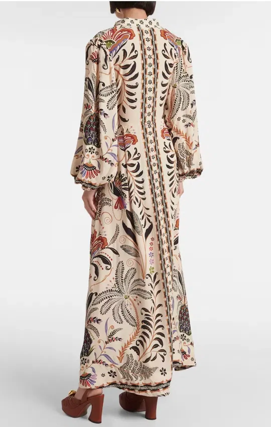 Farm Rio Classic Nature Midi Dress Print Size L / AU 12 for rent on The Volte - main image