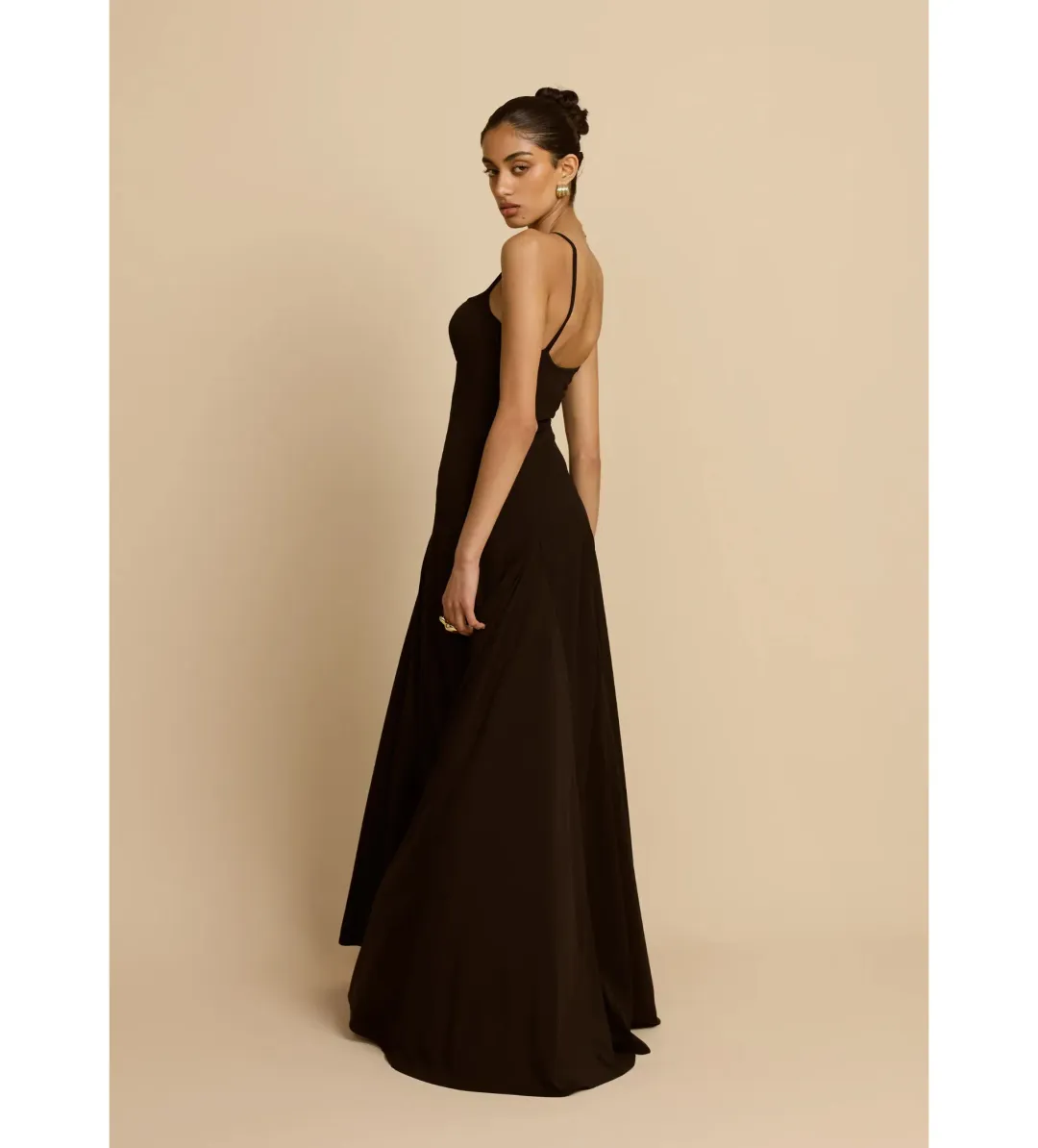 Paloma Dress in Black Size XS for rent on The Volte - main image