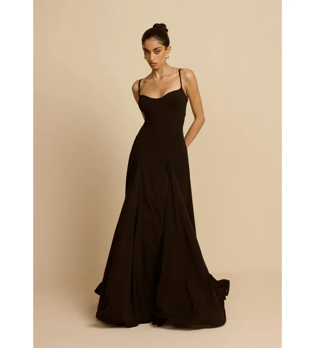 Paloma Dress in Black Size XS for rent on The Volte - main image