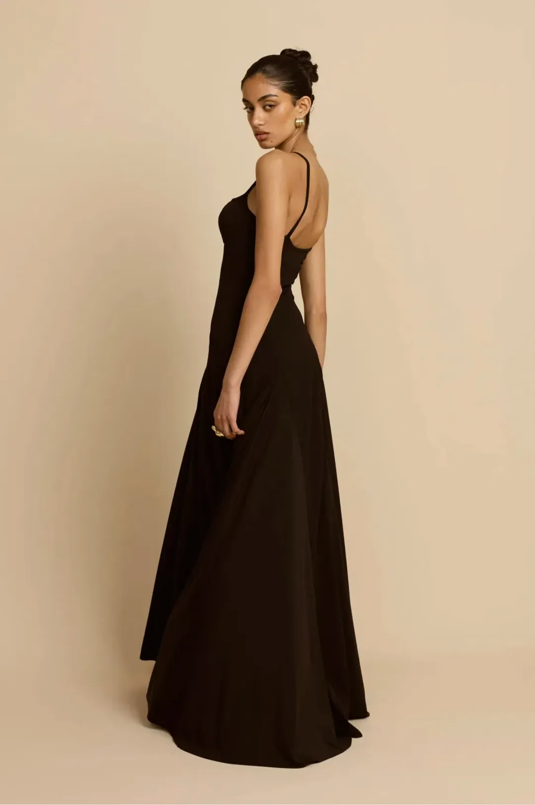 Arcina Ori Paloma Maxi Dress in Black Size M/ AU 10 for rent on The Volte - main image