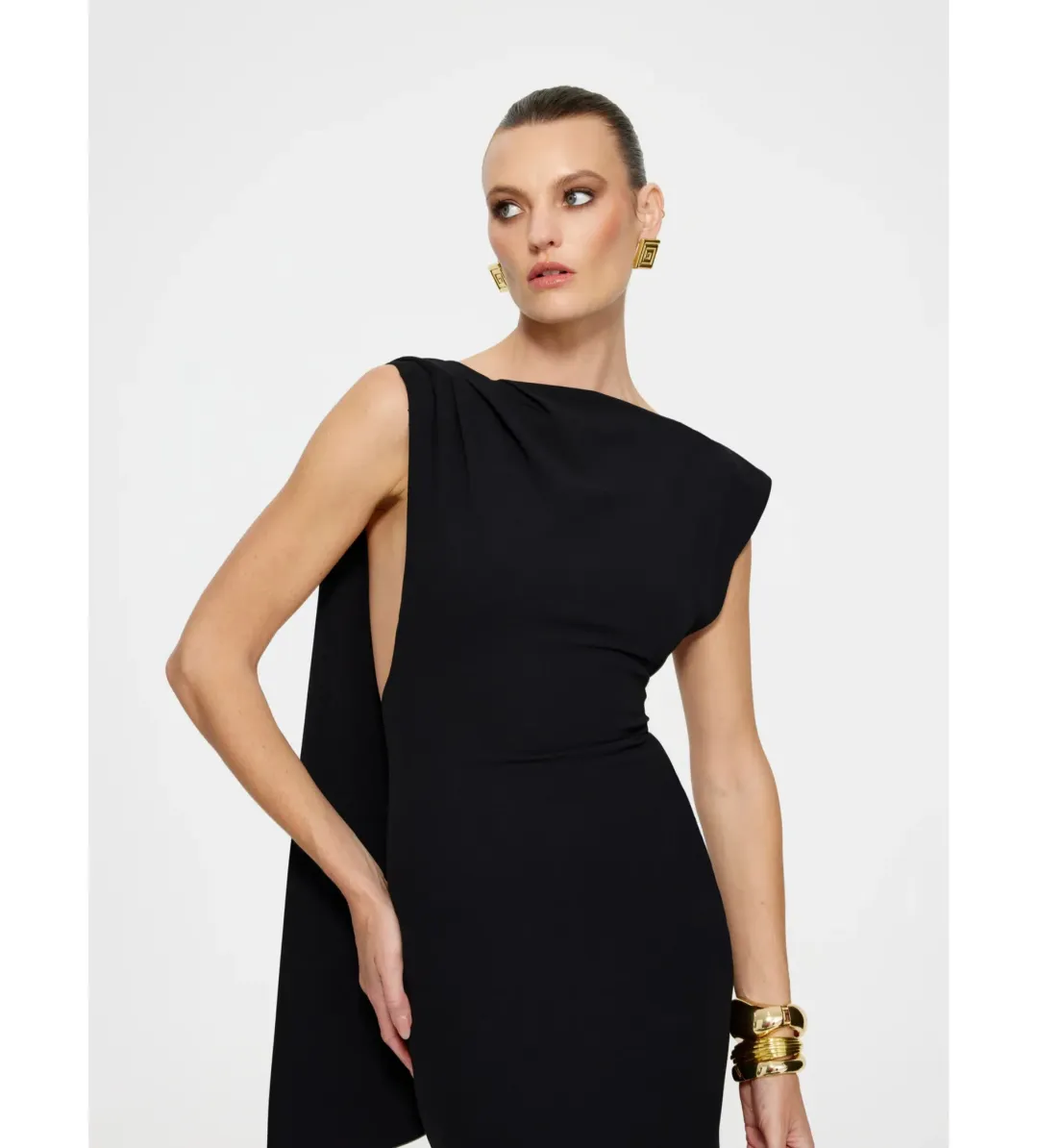 Effie Kats Audrey Gown Black Size XS/AU 6 for rent on The Volte - main image