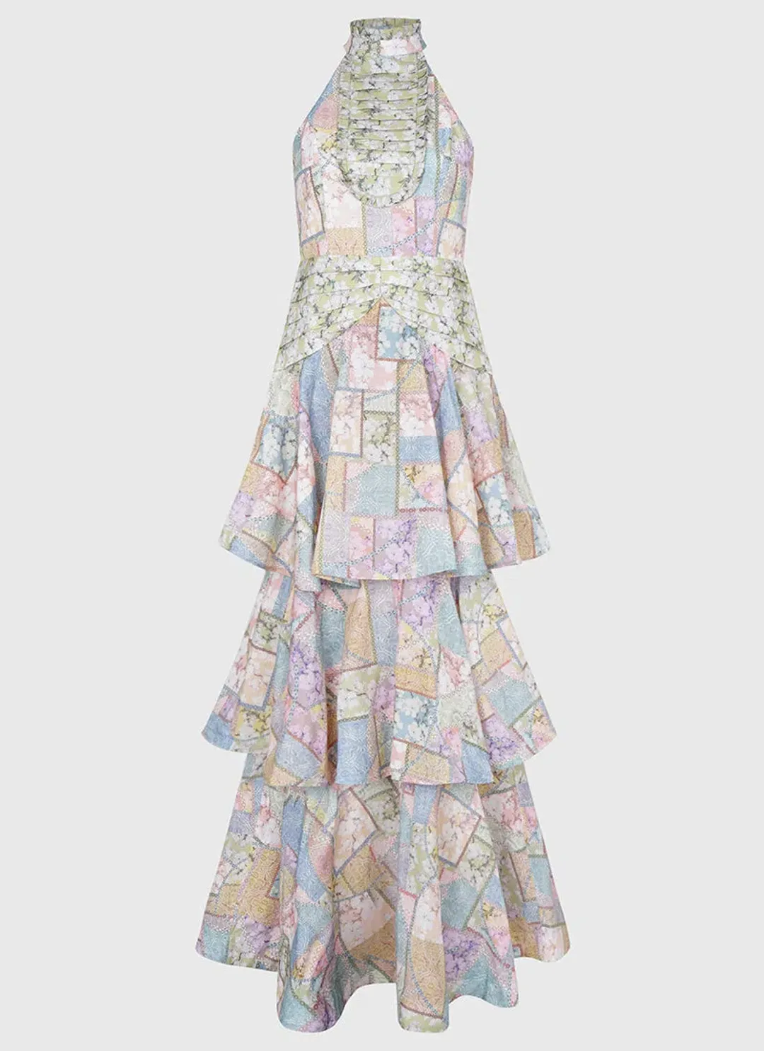 Aqua Blu Brindle Joan Dress Maxi Size AU 12 for rent on The Volte - main image