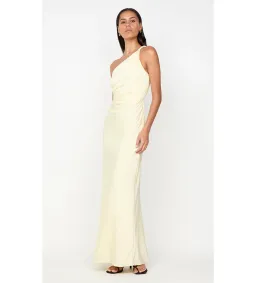 Bec & Bridge Lunetta Asym Maxi Dress Ice Yellow Size 10 for rent on The Volte - image 2