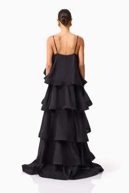 Elliatt Tilly 5 Tiered Maxi Dress Black Size M AU 10 for rent on The Volte - image 3