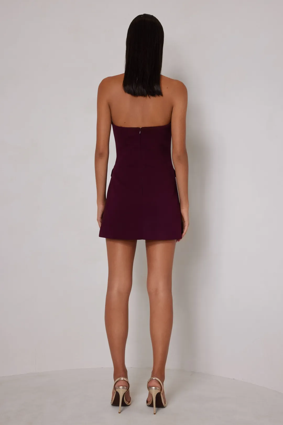 Elle Zeitoune Jillian Deep in Plum in Size 10  for rent on The Volte - main image