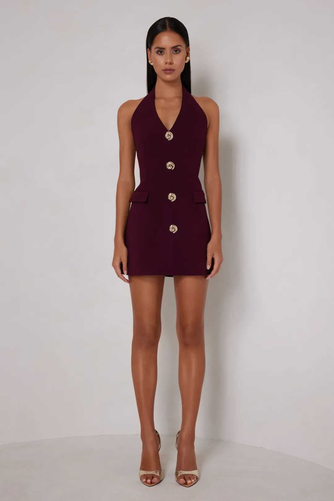 Elle Zeitoune Jillian Deep in Plum in Size 10  for rent on The Volte - main image