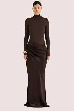 Henne Soraia Brown Size 10 for rent on The Volte - image 1