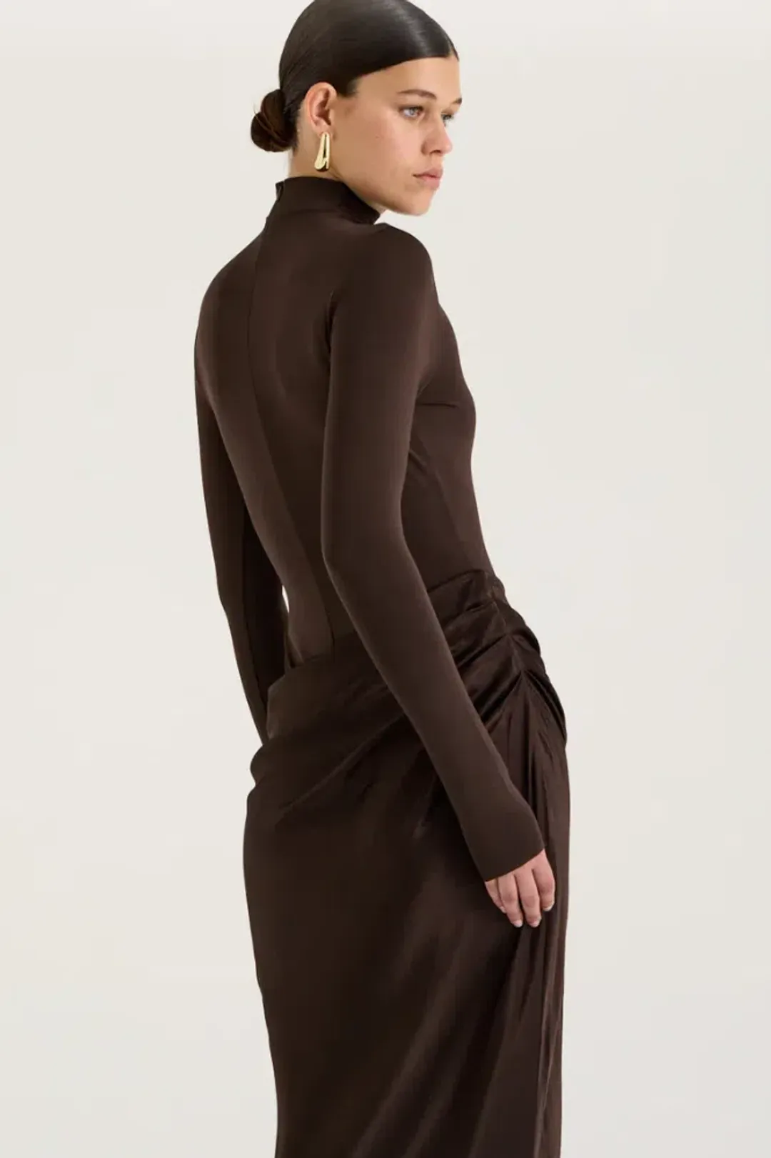 Henne Soraia Brown Size 10 for rent on The Volte - main image