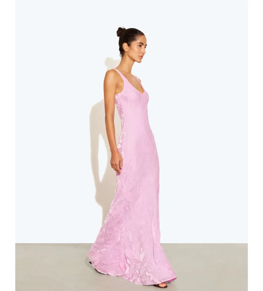Rat & Boa Amaris Maxi Dress Pink Size 10 for rent on The Volte - main image