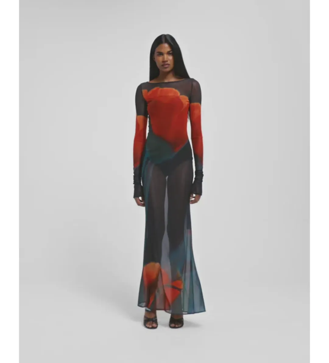 Rat & Boa Juniper Maxi  Dress in Multi Size AU 10 for rent on The Volte - main image