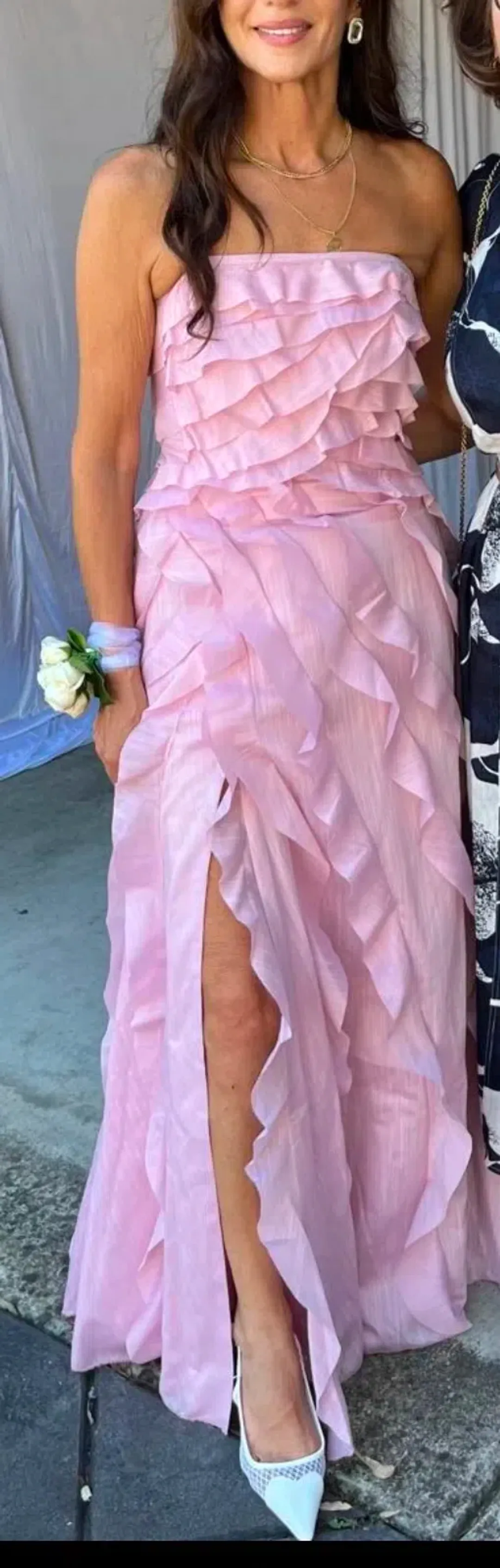 Aje Allairie Gown Chalk Pink Size S / AU 8 for rent on The Volte - main image
