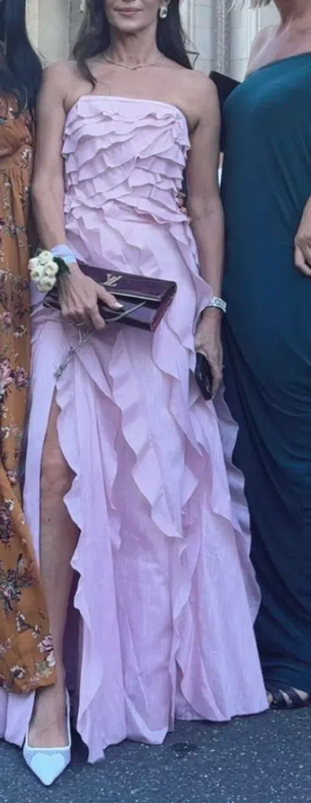 Aje Allairie Gown Chalk Pink Size S / AU 8 for rent on The Volte - main image