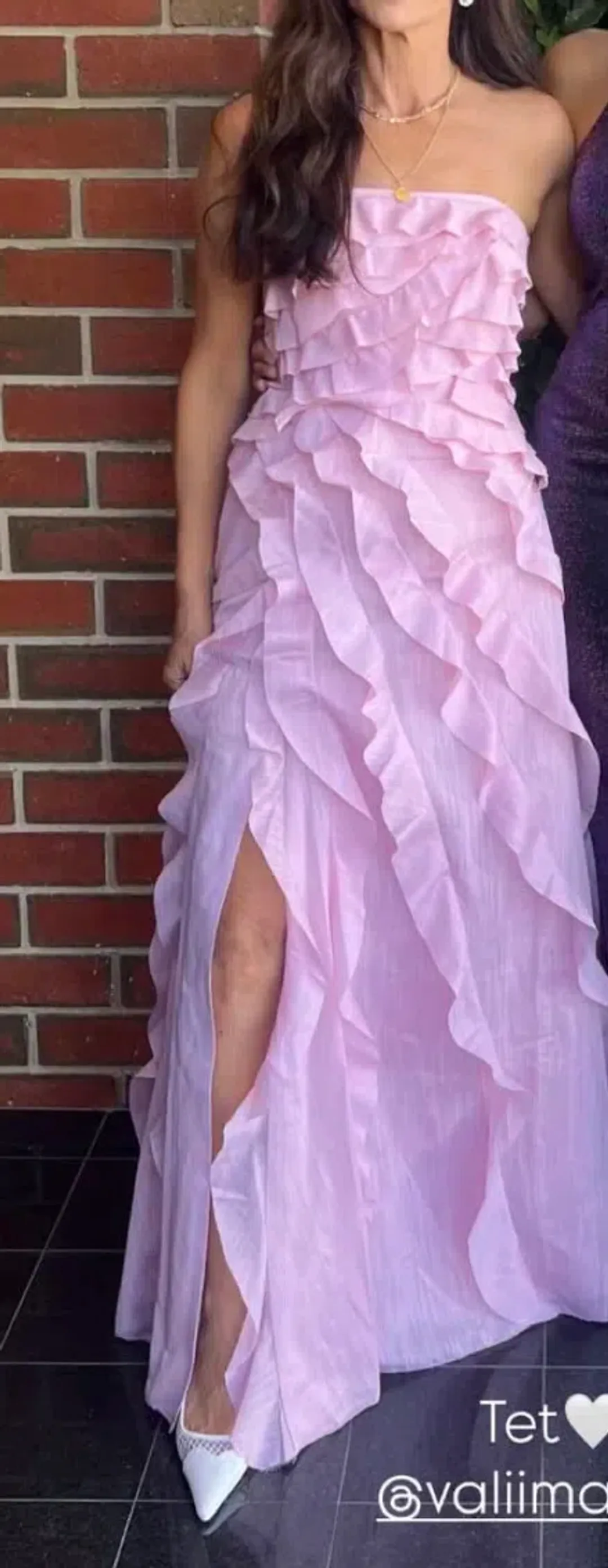 Aje Allairie Gown Chalk Pink Size S / AU 8 for rent on The Volte - main image