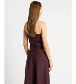 Sass & Bide Hindsight Bodice and Pants Set Merlot Size AU 8 for rent on The Volte - image 5