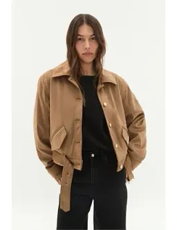 Calyx Vegan Suede Jacket for rent on The Volte - image 5